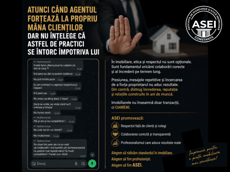 Atunci când agentul forțează la propriu mâna clienților, dar nu înțelege că astfel de practici se întorc împotriva lui.